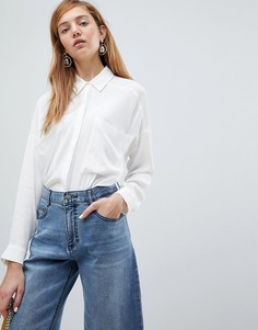 Свободная рубашка ASOS - Белый