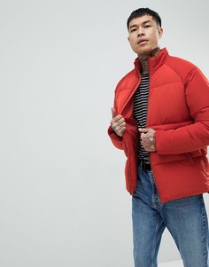 Красная дутая куртка ASOS - Красный