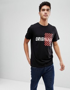 Футболка с логотипом Jack & Jones Originals - Черный