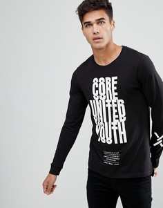 Лонгслив с принтом Jack &amp; Jones Core - Черный