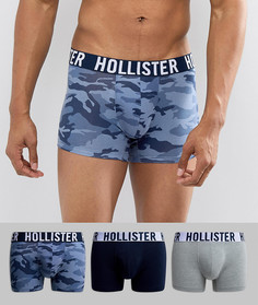 Набор из 3 боксеров-брифов с логотипом на поясе Hollister - Мульти