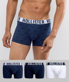 Набор из 3 боксеров-брифов с логотипом на поясе Hollister - Мульти
