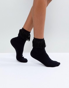 Черные носки с кисточками ASOS - Черный