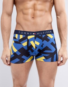 Желто-синие боксеры-брифы с логотипом Tommy Hilfiger - Желтый