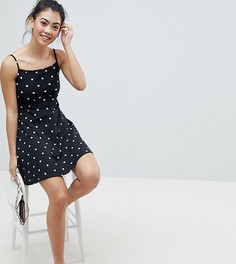 Сарафан в горошек с квадратным вырезом ASOS PETITE - Мульти