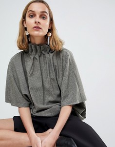 Жаккардовый топ ASOS WHITE - Зеленый