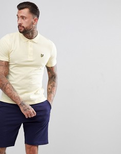Желтая футболка-поло Lyle &amp; Scott - Желтый