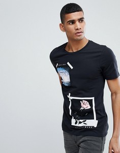 Футболка с принтом Jack &amp; Jones Originals - Черный