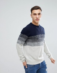 Джемпер в стиле колор блок River Island - Кремовый