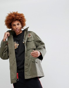 Куртка с нашивками Maharishi M65 - Зеленый