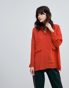 Свободная рубашка ASOS - Коричневый