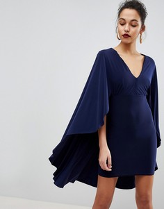 Облегающее платье мини Club L - Темно-синий