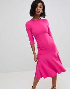 Расклешенное платье Club L - Розовый