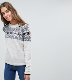 Джемпер с круглым вырезом и орнаментом Vero Moda Tall - Мульти