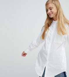 Рубашка с разрезами по бокам Monki - Белый