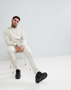 Худи и облегающие джоггеры бежевого цвета ASOS - Бежевый