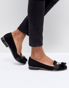 Лоферы с кисточками River Island - Черный