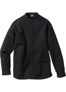Рубашка Regular Fit с длинными рукавами (черный) Bonprix