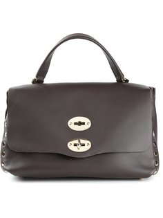 сумка-сэтчел с заклёпками Zanellato