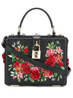 сумка с цветочной вышивкой Dolce &amp; Gabbana