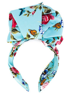 ободок с цветочным принтом Dolce &amp; Gabbana