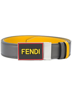 ремень с пряжкой с логотипом Fendi