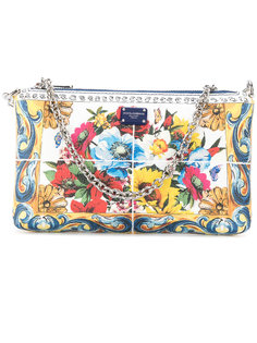 клатч с цветочным принтом Dolce &amp; Gabbana