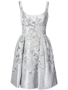 декорированное платье Marchesa