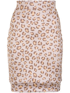 leopard print skirt Amir Slama