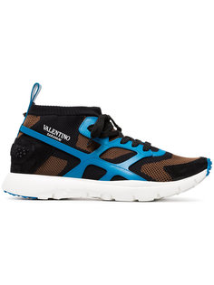 Sound High and Low Top Knit Sneakers Valentino
