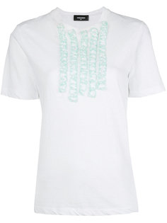 ruffle-trimmed T-shirt Dsquared2