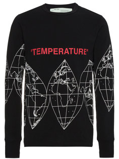 футболка с принтом Map Off-White
