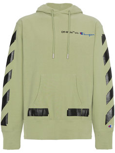 X Champion hoodie with logo Off-White