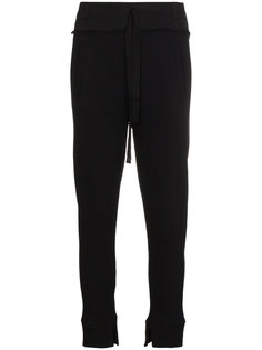 спортивные брюки с высокой талией с ребристой фактурой Ann Demeulemeester