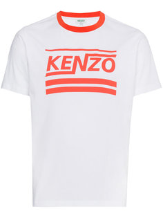 футболка в полоску с логотипом  Kenzo
