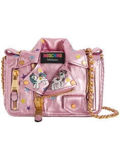 сумка через плечо с единорогами Moschino