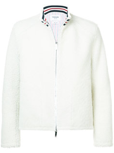 Golf Jacket With Funnel Collar In Dyed Shearling Thom Browne
