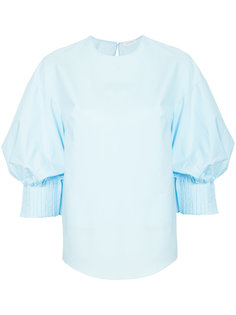 рубашка со складками на манжетах  Delpozo