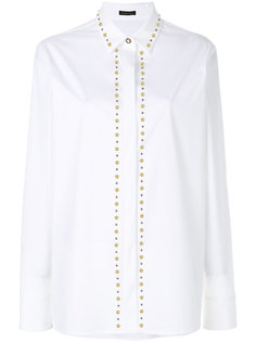 свободная рубашка с заклепками  Versace
