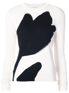 tulip print jumper Oscar de la Renta