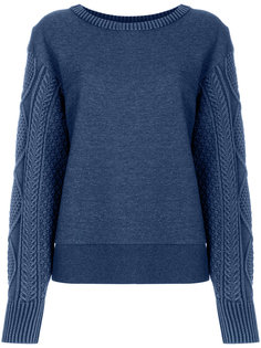 трикотажная толстовка со вставкой Rag &amp; Bone