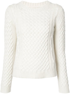 crewneck cable knit sweater Nili Lotan