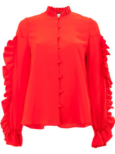 long sleeved ruffle blouse Alexis