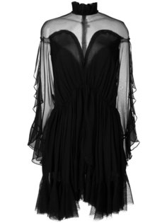 sheer and net mesh panelled dress Jonathan Simkhai