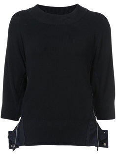 side zipped sweater Sacai