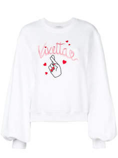 logo embroidered sweatshirt Vivetta