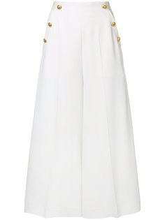 укороченные брюки  с декоративными пуговицами Lanvin