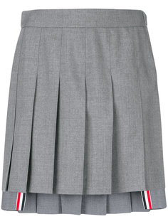плиссированная асимметричная мини-юбка  Thom Browne