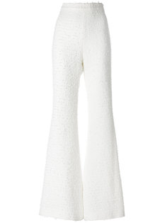 твидовые брюки с завышенной талией  Balmain