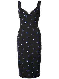 floral-jacquard dress Victoria Beckham